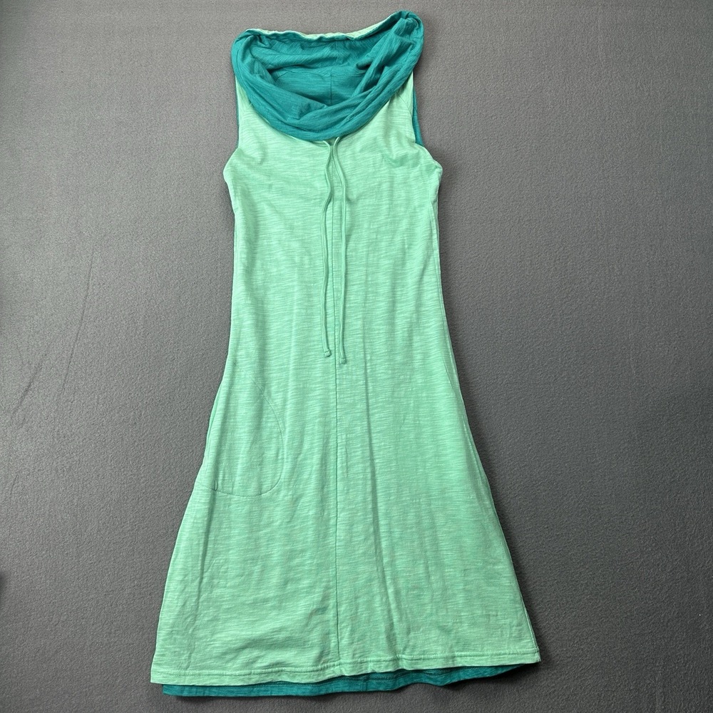 Kuhl‎ Vega Sleeveless Cowl Neck Modal Reversible Dress Women XS Teal Turquoise - Picture 7 of 8